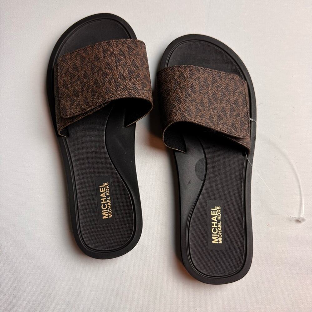 Michael Kors Women’s Secure Strap Slide Sandal Sz 7 - Picture 5 of 7